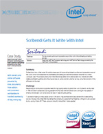 Screen shot of Intel Case Study on Scribendi.com.
