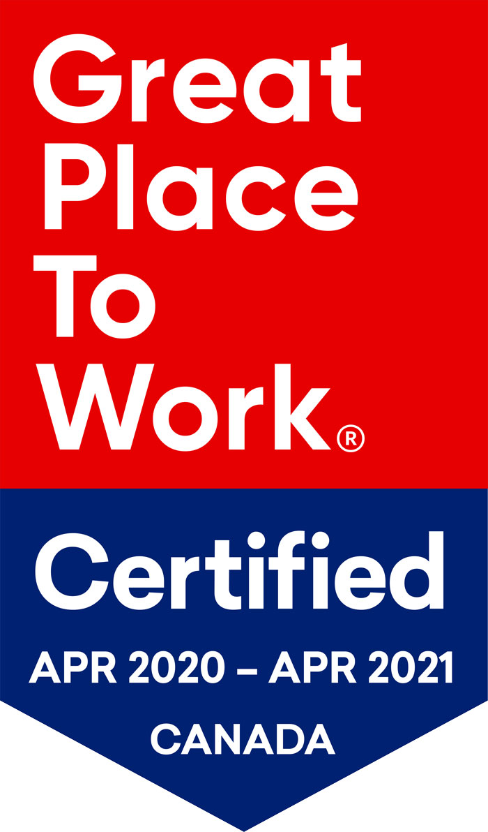 2020 Great Place to Work Award