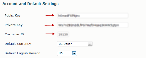 Putting your information into the Scribendi.com WordPress plugin The setup screen in the Scribendi.com WordPress plugin