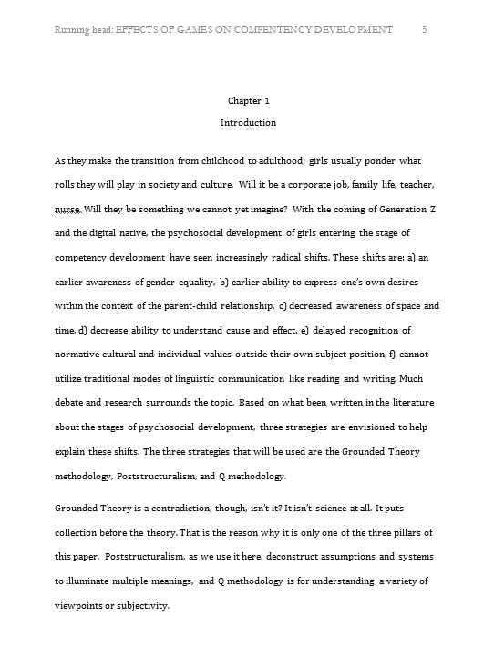 A Sample Qualitative Dissertation Proposal