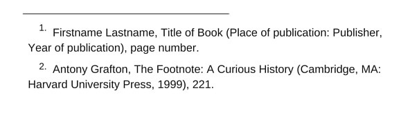 how to cite using footnotes