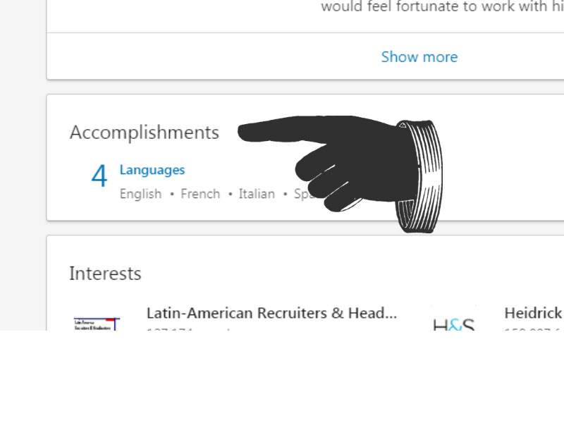 LinkedIn Accomplishments