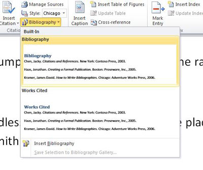 How To Create A Bibliography Using Word Scribendi