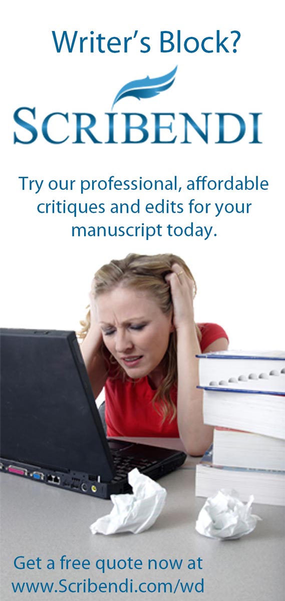 Try Scribendi.com's professional critiques and edits today. Try Scribendi.com's professional critiques and edits today.