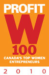 Profit W100 honored Chandra Clarke in 2010.
