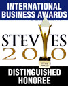 Terence Johnson - Distinguished Honoree Medal for IT Executive of the Year - 2010 2010 International Business Awards - Stevie - Distinguished Honoree logo.