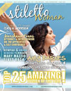 The Stiletto Woman Magazine's Top 25 Aazing Women of the Year Awards logo. 