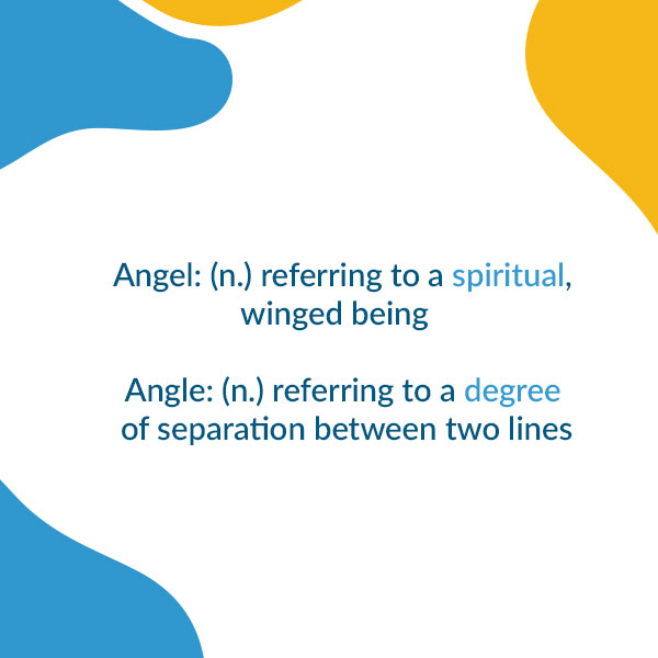 Angel vs Angle: Commonly Confused Words