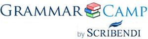 Learn English Grammar with GrammarCamp, the online English grammar training course. Learn English Grammar with GrammarCamp logo.
