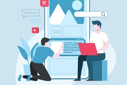 Custom private landing page