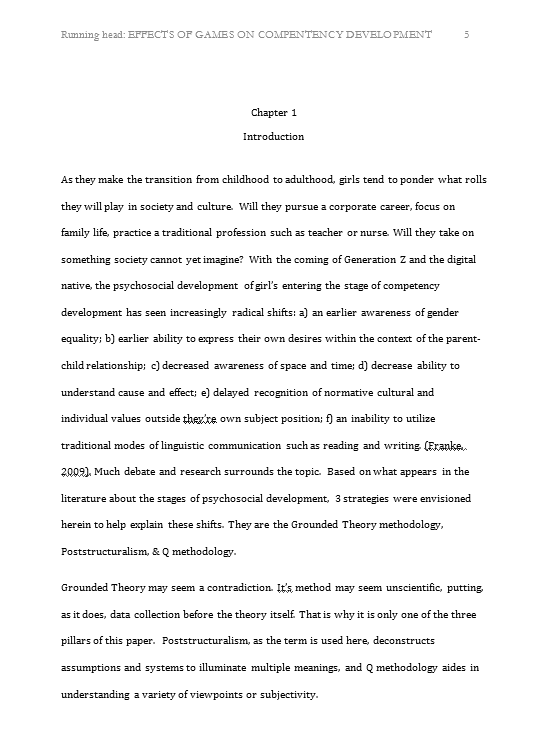 Social work research paper thesis