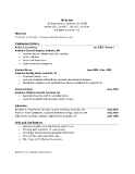 Resume Editing Sample (Before)