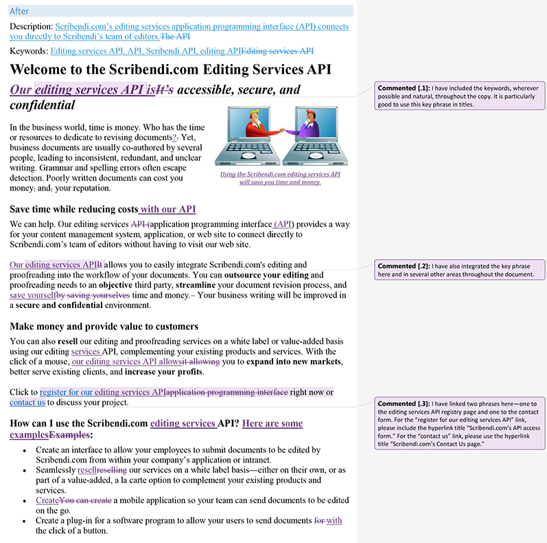 web copy